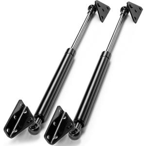 ARANA Gas Struts 15 inch 40 lbs with Brackets(Non-Detachable), Gas Shocks Lift Lid 15", Hydraulic Lift Gas Springs Fits Cabinets Door Storage Box Lid Toolbox Custom Window(Fit 32-44 lbs Lid), 2 Pcs