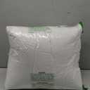 Standard Size Bed Pillow, White, 35 x 19 inches, Plush Fill