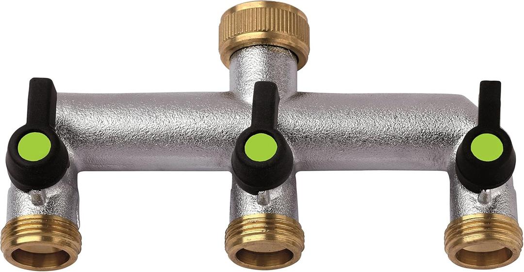 S&M s & m 550256 Triple 3 Way Valve 3/4 "x 3/4"