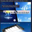 Gefolly SL-5200W Solar Street Lights Outdoor, 520000LM Commercial Parking Lot Light, 6500K Dusk to Dawn IP67 Security Flood Lights Motion Sensor Led Lamp for Basketball Court, Road, Yard