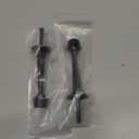 2 Pack Solid Rigid Door Stops - Heavy Duty Door Stoppers Wall Protector with Soft Rubber Tips, Oil Rubbed Bronze