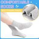 ZERULETS 20 Pairs Toddler Kids Crew Socks - Boys Girls Athletic Mid Calf Cut for School, 1-13 Years (White, S)