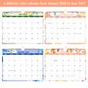 Calendar 2026-2027 - Wall Calendar from Apr 2026 to Jun 2027- Monthly Calendar with 140gsm Thick Paper for Planning and Organizing for Home or Office, 8.5 x 11 In Wall Calendar 2026-2027
