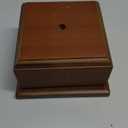 Chunful Wood Base Trophy Base DIY Square Stand Blank for Trophies Awards Trophies Figurines Cups Display Stand (4.5" X 4.5" X 2.5", Cherry)