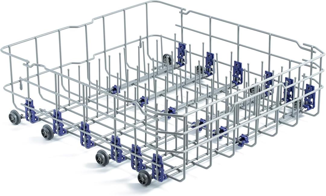 Upgraded 3751DD1001J Dishwasher Rack Replacement Parts for LG Lower Dish Rack Bottom Dishrack Drawer LG LDF7774ST LDF5545ST LDF7551ST Thinq Dishwasher 22.9’’ D x 20.5’’ W Dish Washer Tray 1 Pack