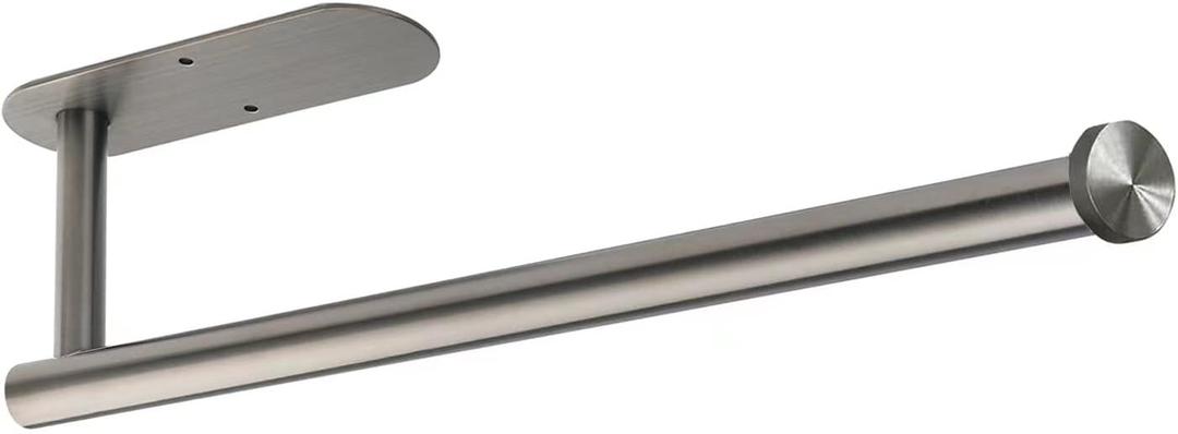 Paper Towel Rolls - for Kitchen, Self-Adhesive Under Cabinet,Both Available in Adhesive and Screws,Stainless Steel Paper Towel Holder Bulk(Grey)