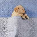 Cozy Bliss Leakproof Cooling Blanket for Large Dogs Q-Max 0.5, Durable & Washable Dog Cooling Mat for Hot Weather, Soft Pet Throw & Couch Protector for Dogs & Cats, 40x60 Inch, Heather Silver Grey