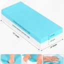 Couch Cushion Replacement, CertiPUR-US Certified 2.5 Lb Density Upholstery Memory Foam High Density Sponge 72"L×24"W×4"Thick Deep Comfort for Hard Mattress Transformation Floor Sleeping