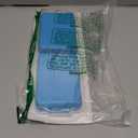 Foldable Weekly Pill Organizer 2 Times a Day with 2 Extra Compartments (Clear Printed Labels) - Portable 7 Day AM PM Medicine Box, Week Daily Travel Pill Case Holder for Vitamin, Supplement - Blue