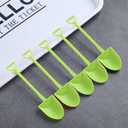 110 Pieces, Mini Shovel Shape Spoons,Cute Disposable Plastic Dessert Spoons,Ice Cream Dessert Spoon Shovels