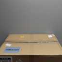 SportPet Airline Compliant MEDIUM 24.25" Travel Dog Kennel-Durable Plastic Airline Pet Carrier w/ Removable Wheels & Food Bowls, Collapsible Indoor/Outdoor Dog Kennel, Dogs up to 23"L & 15"H-Dark Gray