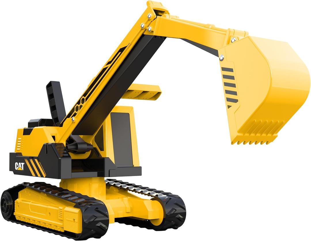 CAT Construction Toys, CAT Steel Construction Excavator - Heavy-Duty & Durable - Ergonomic Handles 3+ Years - Dig & Haul Dirt All Day Long!, 16"
