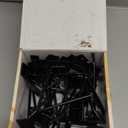 Black Slatwall Hooks 4 Inch, 25PC, Heavy Duty, Slat Wall Hanging Hooks, Display Hooks for Retail, Slatwall Accessories