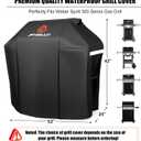 52 Inch Grill Cover for Weber Spirit 300 Series - 600D Heavy Duty Waterproof BBQ Grill Cover Waterproof Weather Resistant,7106 Weber BBQ Cover for Spirit E310/315/330/Spirit ii E310