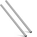 Hicarer 2 Pcs 3/4" Od 304 Stainless Steel Tubing 24 Inch Length Thickened Pipe Wall & Weldable Tubing 16 Gauge Round Metal Tube Industrial for Home Furnishing, Machinery