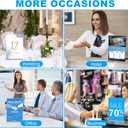 EHWINE 10 Pack Acrylic Sign Holder 4x6, Double-Sided Stand up Table Top Sign Holders, Clear Acrylic Picture Frame Paper Holder Display Stand for Office Business Store Wedding Party