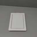 Repa Market 6 x 8 Access Panel for Drywall and Ceiling White ABS Plastic Door Panel, Wall Hole Cover Plate - Rustproof, Easy Access and Installation, Hinged Door for Plumbing Electrical Utility