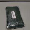 Hiasan Waterproof Tablecloth Rectangle - Washable Fabric Table Cloth for Dining Room Kitchen Birthday Party and Outdoor Use, Hunter Green, 54 x 80 Inch