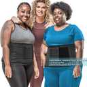 Abdominal Binder Post Surgery Plus Size | Postpartum Belly Band Wrap | Post C Section Belly Binder | Stomach Compression Hernia Belt For Men or Women Hernia Surgery, Natural Birth, Abdominal Injuries,Hysterectomy (4XL)