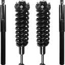 Front & Rear Struts Shock Absorbers Coil Spring Assembly Fit for 2005-2015 Toyota Tacoma (4 Wheel Drive Models Only) 437280 171371R 171371L (Set of 4)