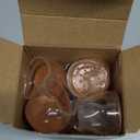 Small Chair Leg Floor Protectors Chair Leg Protectors for Hardwood Floors Felt Silicone Caps Strengthen Bottom Protection Anti-Scratch Reduce Noise 32 Pack Clear Round Small Fit 1/2" to 3/4" (14-19mm)