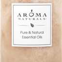 Aroma Naturals Ginger and Clove Essential Oil Beige Scented Pillar Candle, Earth, 2.5 inch x 4 inch