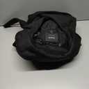 Escalier Womens Wool Coat Double Breasted Pea Coat Winter Long Trench Coat with Belt (Large, Black)