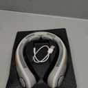 Portable Neck Fan - Rechargeable Personal Fan with Neck Brace, 5 Speeds, All-Around Cooling, Hands-Free Bladeless Lightweight Quiet Neck Fans That Blow Cold Air Gift for Women/Men, Hot Flashes, Travel (Gray)