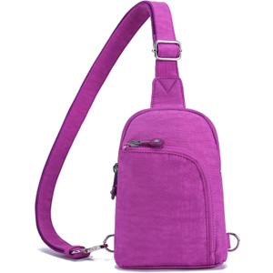 RFID Crossbody Bags for Women Travel Small Sling Bag Leather Cross Body Bag Fanny Packs Backpack Womens Gifts Unique(Nylon)