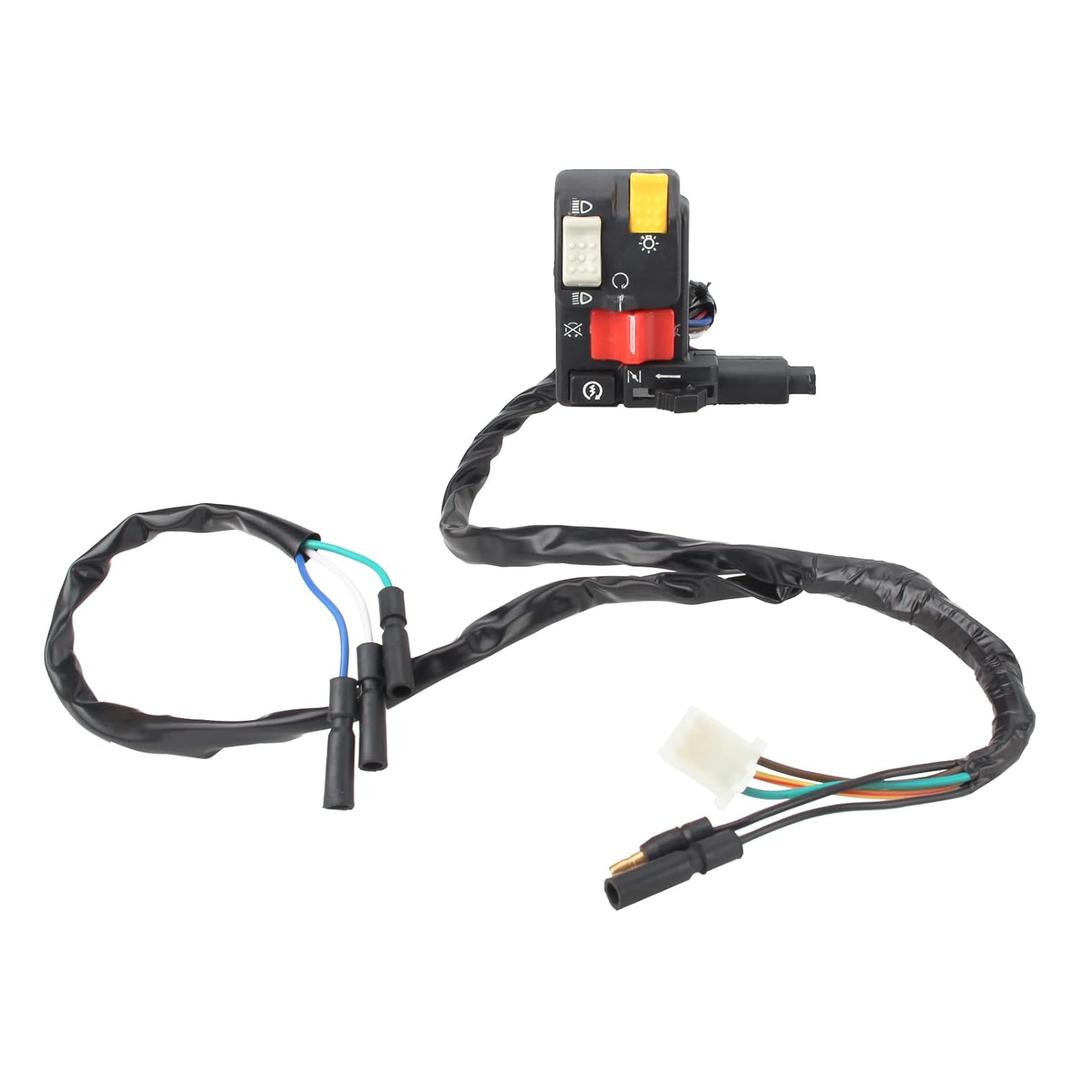 MOTOALL Handlebar Switch Start Kill Stop Button Headlight for Honda FourTrax 300 TRX300 MOTOALL Handlebar Switch Start Kill Stop Button Headlight for Honda FourTrax 300 TRX300