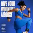 SPORTBIT Wrist and Ankle Weights for Women - Set of 2 (1lb Each) Wearable Ankle & Wrist Weights - Leg & Arm Bands, Silicone Weighted Bracelets for Workout, Walking, Running, Yoga, Pilates
