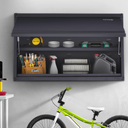 VEVOR Metal Storage Cabinet, 120lbs Load Capacity per Shelf, 20'' Tall Wall-Mounted Powder-Coating Steel Garage Cabinet with Adjustable Shelf, Press to Close & Open Door Perfect for Office Garage Tool | Wall-Mounted Powder-Coating Steel Garage Cabinet, Adjustable Shelf, Press to Close & Open Door Perfect for Office Garage Tool
