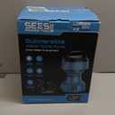 SEESII Floating Water Pump Battery Powered, 720GPH Cordless Water Transfer Pump w/ 2 Pcs 4000 mAh Batteries & Charger, 25 ft of Lift, 3/4" Outlet, Portable Small Pump for Pool, Pond, RV, Boat, Garden