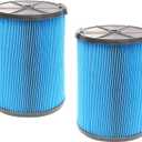 2Pack VF5000 3-Layer Replacement Filter Compatible with Ridgid Shop Vac 5-20 Gallon Wet/Dry RV2400A RV2400HF RV2600B WD06700 WD0671 WD0970EX0 WD0970M0 WD1270 WD1450 WD1680