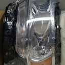 LH Chrome Halogen Interior Headlight Fit for 2019-2024 Dodge Ram 2500 3500 Head lamp With Bulbs Left Driver Side CH2502334 68360177AE 68360177AD