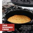 Camp Chef SDO10 10" Cast Iron Dutch Oven with Lid, Pre-Seasoned