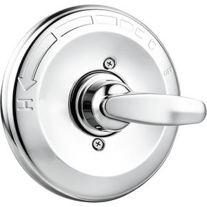 Replacement for Delta 13/14 Series Shower Trim Kit, Shower Cover Plate with Handle (Valve& Catridge Not Inclued) (1, Chrome)