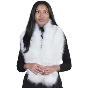 Brook + Bay Women's Faux Fur Shawl - Faux Fur Coat, Stole & Collar for Events, Parties