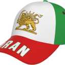 Iran 1964-1980. Old Lion and Sun Flag (3) 3D Print Baseball Caps Unisex Hat Patriotic Cap