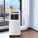 LOVIGA Portable Air Conditioner Sliding Door Vent Kit, 100% Sealing Sliding Door AC Vent Kit Seal Kit, Fit Both 5" & 6" Hose, Keep Hot Air Out, Length Adjustable, Waterproof, 10 x 75~91 Inch