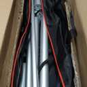 EMART Backdrop Stand Heavy Duty 10x10Ft, Double Crossbar Pipe and Drape Photo Background Support Kit, Adjustable Metal Frame with Flat Base for Wedding Birthday Party Decoration (1010FT, Silver)