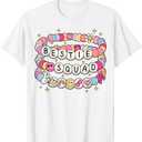 Bestie Squad Bracelets Best Friends Matching Girls T-Shirt, Size Small