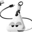 10000mAh Tape Charger, 22.5W Portable Charger Power Bank Fast Charging, USB-C in and Out Travel Essentials Battery Bank, Power Bank with Cables Compatible with iPhone 16 15 Samsung Android Phones