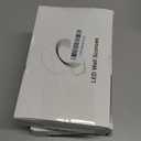 Lights of Sweden Wall Lamps - Rechargeable Infinity Wall Lamps with Remote Control, Cordless Magnetic Sconces, 360° Rotatable, 3 Color Temperatures & Dimmable for Bedroom and Home Lighting (White-4PC）