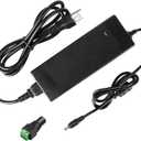 24V 8A Power Supply Adapter, AC to DC Converter AC 100V-240V to DC 24 Volt 8 Amp 192W Switching Transformer LED Driver with 5.5mm x 2.1/2.5mm DC Jack Connector for Car Cigarette Lighter LCD Monitor