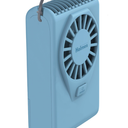 Holmes 4” Necklace Fan – Hands-Free, Battery Powered, Strong Breeze, Compact & Portable, Blue