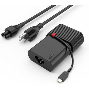 New Slim 65W USB C Charger Compatible with Lenovo Thinkpad X1 Carbon Gen 13 12 11 10 9 8 7 6; Thinkpad X1 2-in-1 Gen 9 10; Thinkpad X1 Yoga X1 Tablet Laptop Type C Power Supply Cord