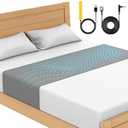 Grounding Sheets, for All Mattress Size, 90% Organic Cotton+10% Pure Silver Fiber, Earth Connected, Healthy Sleep, with Static grounding Cord and Test Pen (Gray, 105.4 x 23 inch)