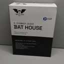 BIGBATBOX - Bat House for Outdoors - Clean Your Backyard from Mosquitoes - Wooden Bat House Kit - with Our Proven Bat Box Design,  2 Chamber, Brown 