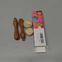 Wax Seal Stamp Set - 2pcs Initial Alphabet E With Mystery Random Pattern for Christmas, Thanksgiving, Envelope, Gift Wrap, Letter - Sealing Kit